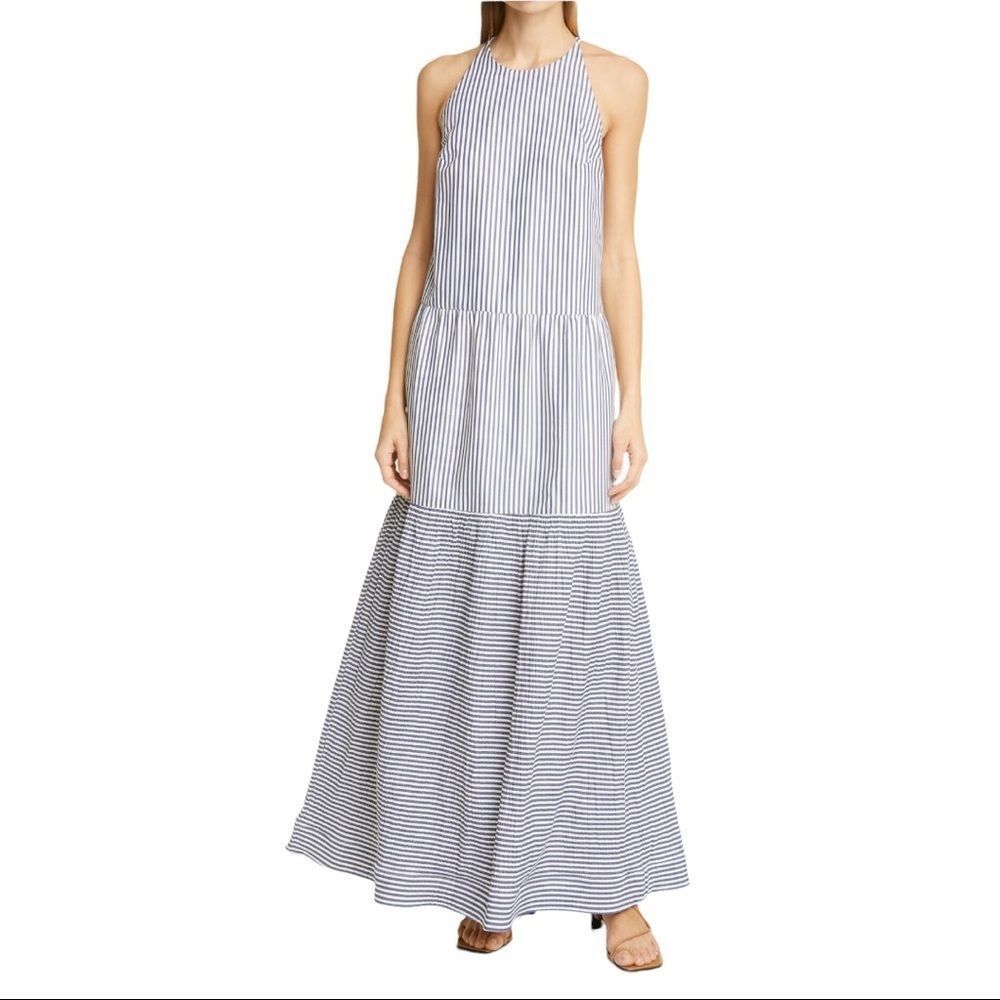 Iorane Lolla Stripe Maxi Dress